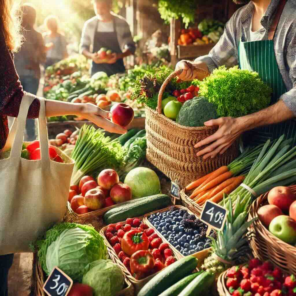 A-bustling-farmers-market