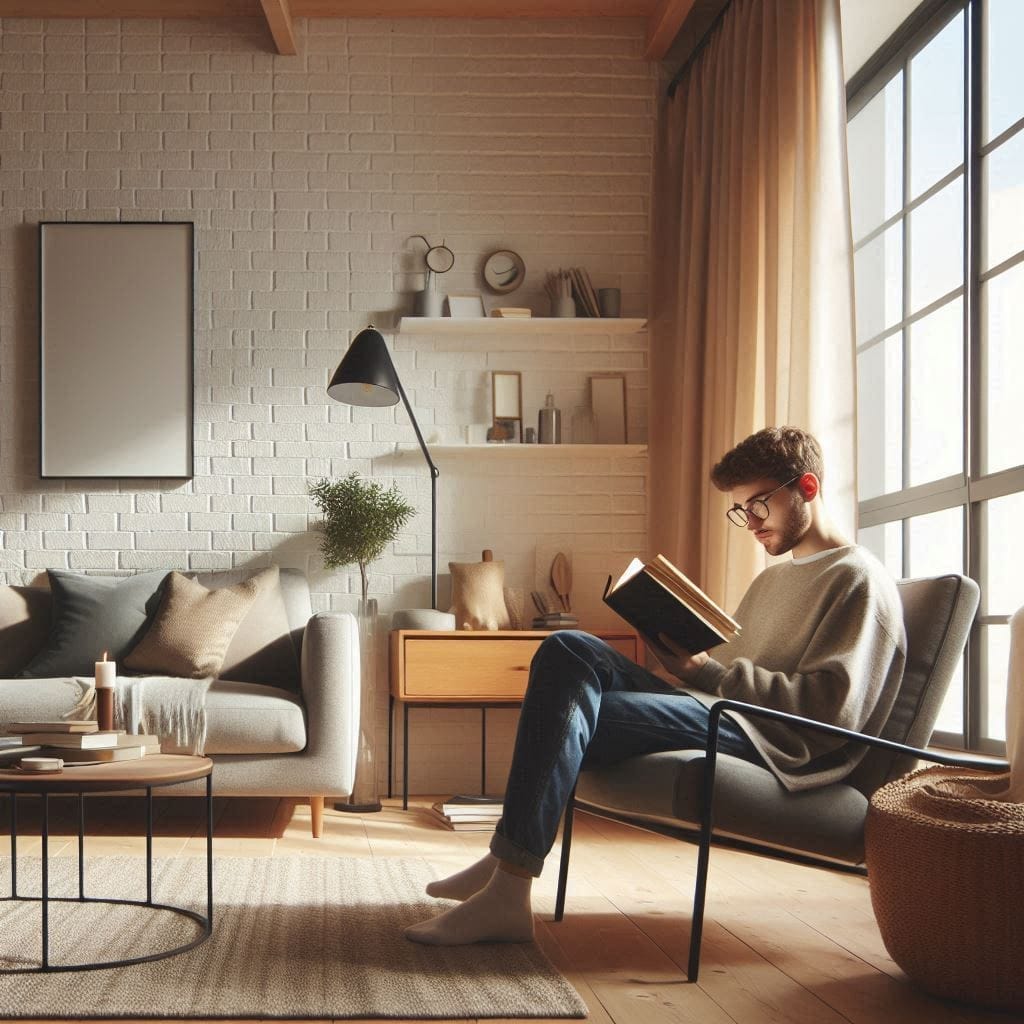 A-person-reading-a-book-in-a-cozy-minimalist-living-room