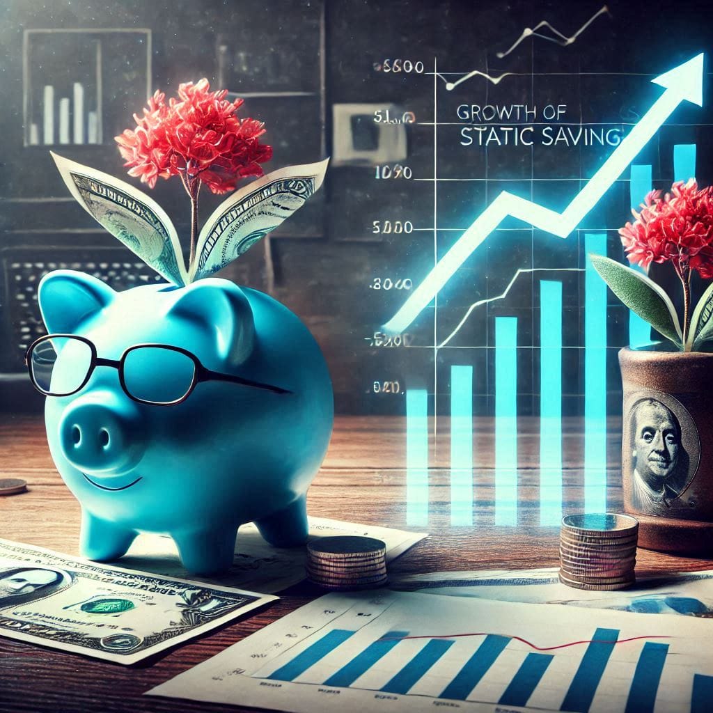 Systematic Investment Plan (SIP)vs.-Static-Savings-graph-with-blue-line-for-SIP-growth-and-red-line-for-static-savings