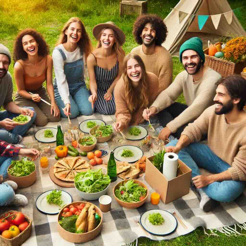 outdoor-picnic-with-friends-or-family-enjoying-a-sustainable-meal-together